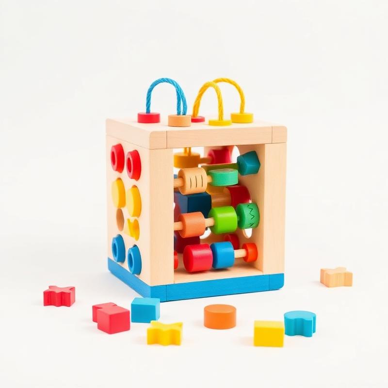 Wooden Activity Cube